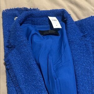 Ann Taylor blazer jacket blue 16 new